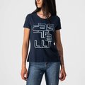CASTELLI Camiseta de manga corta - BELLAGIO TEE LADY - azul