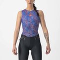CASTELLI camiseta sin mangas - PRO MESH 4 W LADY - azul