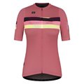 GOBIK jersey de manga corta - STARK LADY - granate/rosa/amarillo