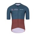 HOLOKOLO jersey de manga corta - VIBES - gris/rojo