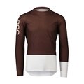 POC maillot de verano de manga larga - MTB PURE - marrón/blanco