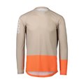 POC maillot de verano de manga larga - MTB PURE - marrón/naranja
