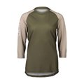 POC jersey de manga corta - MTB PURE 3/4 LADY - beige/verde