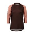 POC jersey de manga corta - MTB PURE 3/4 LADY - marrón/rosa