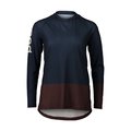 POC maillot de verano de manga larga - MTB PURE LADY - marrón/azul