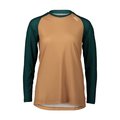 POC maillot de verano de manga larga - MTB PURE LADY - verde/marrón
