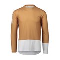 POC maillot de verano de manga larga - MTB PURE - blanco/marrón