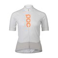POC jersey de manga corta - ESSENTIAL ROAD LADY - blanco/gris