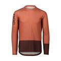 POC maillot de verano de manga larga - MTB PURE - marrón/naranja