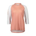 POC jersey de manga corta - MTB PURE 3/4 LADY - blanco/rosa