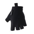 SANTINI guantes de dedos cortos - BRISK - negro