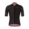 SANTINI jersey de manga corta - SLEEK DINAMO - negro/rojo