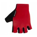 SANTINI guantes de dedos cortos - CUBO  - rojo