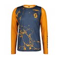 SCOTT maillot de verano de manga larga - TRAIL VERTIC LS - azul/naranja