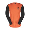 SCOTT maillot de verano de manga larga - TRAIL VERTIC LS - negro/naranja