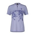 SCOTT jersey de manga corta - TRAIL FLOW ZIP LADY - azul