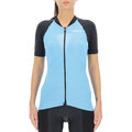 UYN jersey de manga corta - GRANFONDO LADY - antracita/azul claro