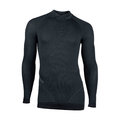 UYN camiseta de manga larga - FUSYON MERINO - gris/negro