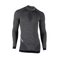 UYN camiseta de manga larga - FUSYON MERINO - gris/negro