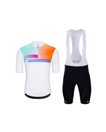 HOLOKOLO maillot corto y pantalón corto - SPECTRO - negro/blanco