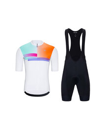 HOLOKOLO maillot corto y pantalón corto - SPECTRO - negro/blanco