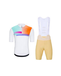 HOLOKOLO maillot corto y pantalón corto - SPECTRO - beige/blanco