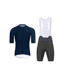HOLOKOLO maillot corto y pantalón corto - AEROLITE - antracita/azul