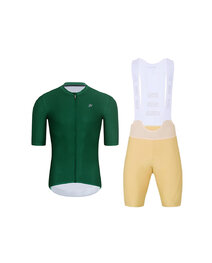 HOLOKOLO maillot corto y pantalón corto - AEROLITE - beige/verde