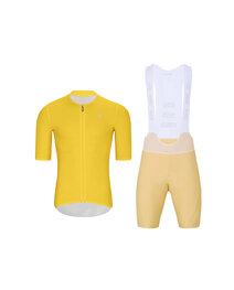 HOLOKOLO maillot corto y pantalón corto - ELEVATE - beige/amarillo
