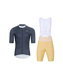 HOLOKOLO maillot corto y pantalón corto - ELEVATE - beige/púrpura/antracita