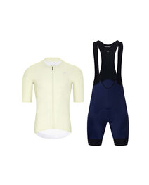 HOLOKOLO maillot corto y pantalón corto - ELEVATE - azul/negro/marfil