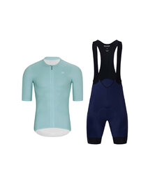HOLOKOLO maillot corto y pantalón corto - ELEVATE - azul/negro/azul claro