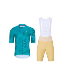HOLOKOLO maillot corto y pantalón corto - RUSTLE - beige/turquesa