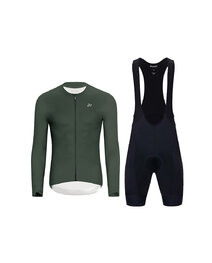 HOLOKOLO maillot largo y pantalón - ELEVATE - verde/negro