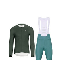 HOLOKOLO maillot largo y pantalón - ELEVATE - azul/verde