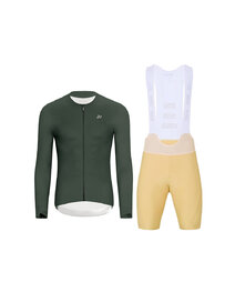 HOLOKOLO maillot largo y pantalón - ELEVATE - beige/verde