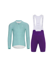 HOLOKOLO maillot largo y pantalón - ELEVATE - púrpura/azul claro