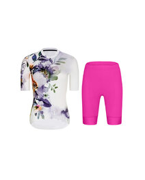 RIVANELLE maillot corto y pantalón corto - FLOWERY LADY - ciclamen/blanco/multicolor