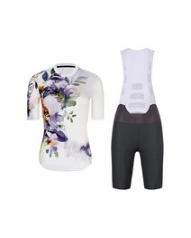 RIVANELLE maillot corto y pantalón corto - FLOWERY LADY - antracita/blanco/multicolor