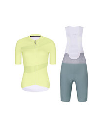 RIVANELLE maillot corto y pantalón corto - GLAMOR - verde/amarillo