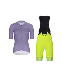 RIVANELLE maillot corto y pantalón corto - ELEVATE - amarillo/negro/púrpura