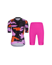 RIVANELLE maillot corto y pantalón corto - BIKE´S GOOD - ciclamen/multicolor/negro