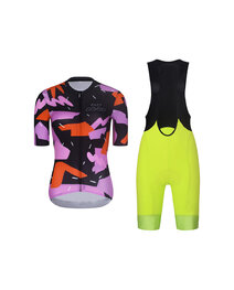 RIVANELLE maillot corto y pantalón corto - BIKE´S GOOD - amarillo/negro/multicolor