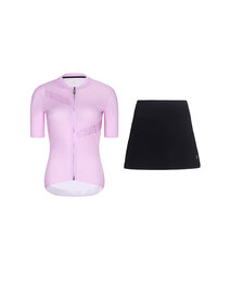 RIVANELLE maillot corto y falda - CRYSTELLE - negro/rosa