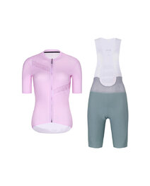 RIVANELLE maillot corto y pantalón corto - CRYSTELLE - verde/rosa