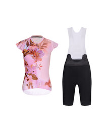 RIVANELLE maillot corto y pantalón corto - MISS FLOWERY - negro/rosa