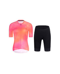 RIVANELLE maillot corto y pantalón corto - COSMA - negro/naranja/rosa