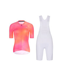 RIVANELLE maillot corto y pantalón corto - COSMA - blanco/naranja/rosa