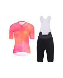 RIVANELLE maillot corto y pantalón corto - COSMA - negro/naranja/rosa