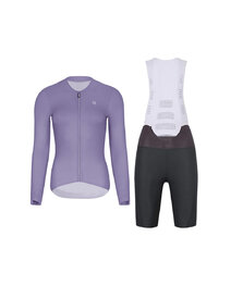 RIVANELLE maillot largo y pantalón - ELEVATE - antracita/púrpura